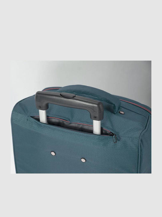 Benzi BZ5565 Cabin Fabric Green Suitcase With 2 Wheels Height 51cm