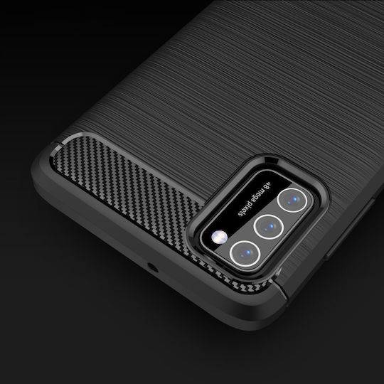 Tech-Protect Back Cover Σιλικόνης Μαύρο (Galaxy A41)