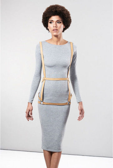 Bijoux Indiscrets Arrow Dress Харнес Кафяв