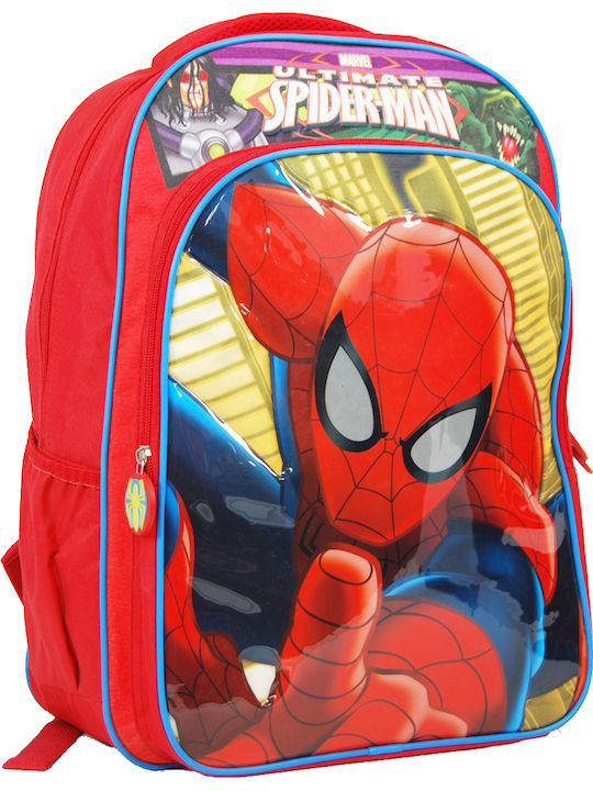 Creative Concepts Spiderman School Bag Backpack Elementary, Elementary in Red color