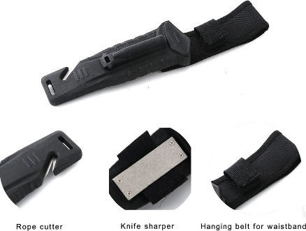 Ganzo Survival G8012 Μαχαίρι Επιβίωσης Μαύρο σε Θήκη
