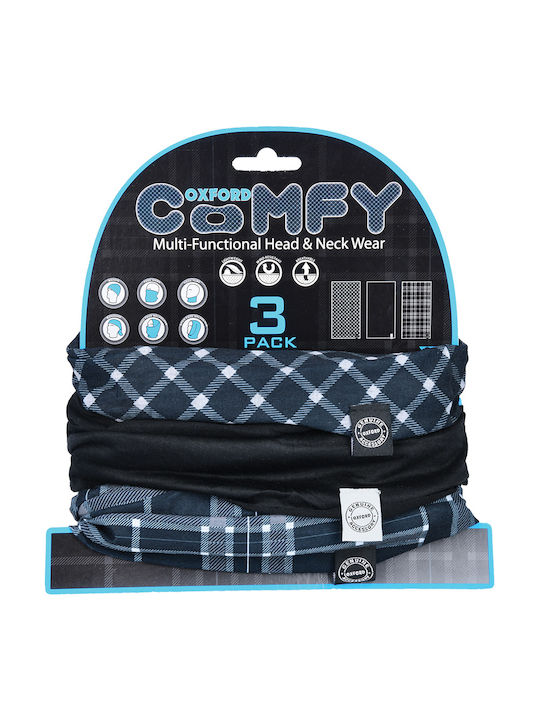 Oxford Tartan 3 Guler pentru motociclist din poliester Negru Culoare