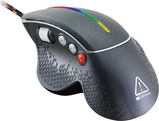 Canyon Apstar Side-Scrolling RGB Gaming Gaming Maus 6400 DPI Gray