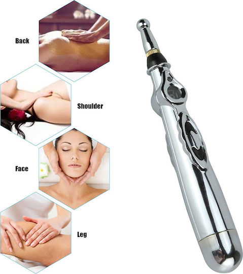 Meridian Massage Pen Stift Massage Akupressur für den Nacken, den Rücken & die Beine Rot