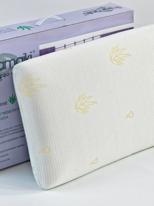 Palamaiki Comfort Aloe Vera Μαξιλάρι Ύπνου Memory Foam Ανατομικό 50x70cm
