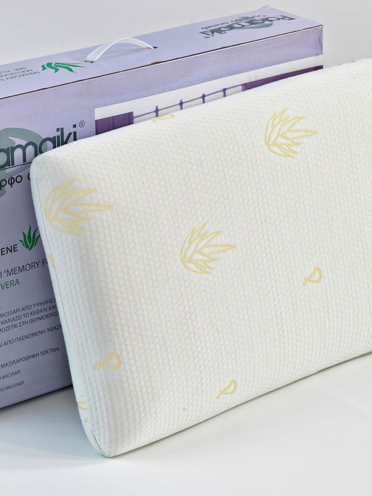 Palamaiki Comfort Aloe Vera Μαξιλάρι Ύπνου Memory Foam Ανατομικό 50x70cm