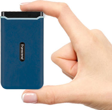 Transcend ESD350C USB-C Externe Festplatte 960GB 2.5 Zoll Blaue