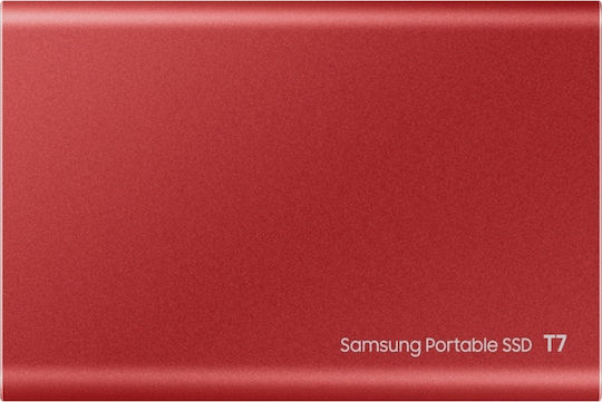Samsung Portable SSD T7 USB 3.2 / USB-C 500GB Metallic Red