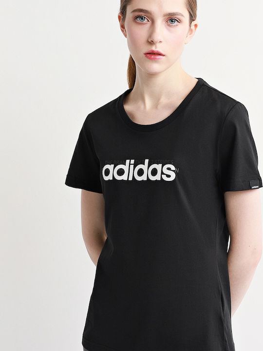 Shiny Graphic Γυναικείο T-shirt Μαύρο