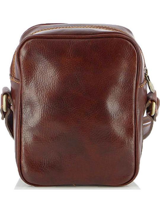Crossbody Δερμάτινη Ανδρική Τσάντα Ώμου / Χιαστί Ταμπά