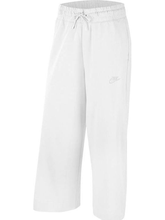 Sportswear Damen Jogginghosen Capri Weiß