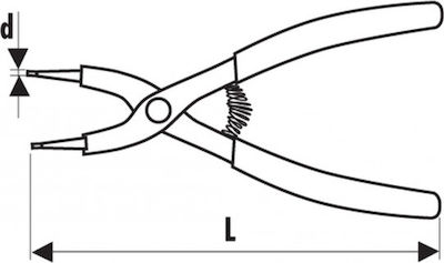 Expert Tools Circlip Plier Length 130mm