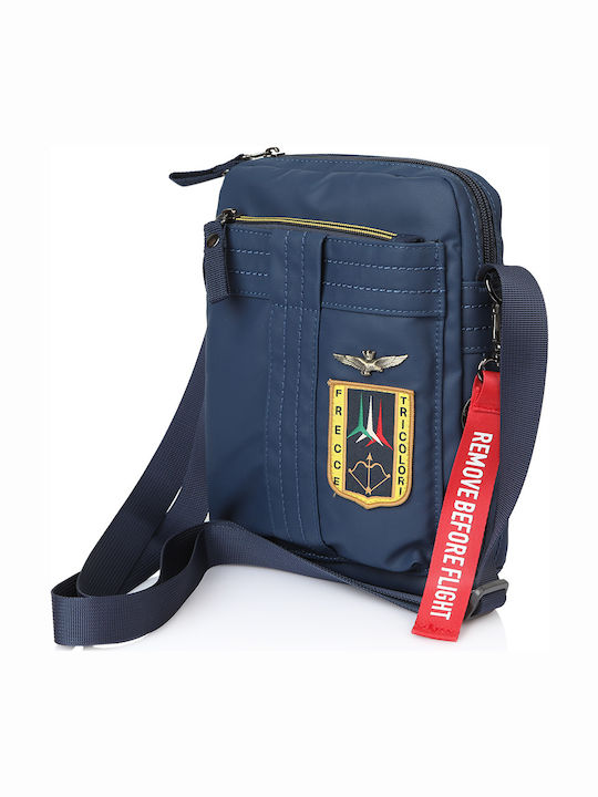Herrentasche Schulter / Crossbody Blau