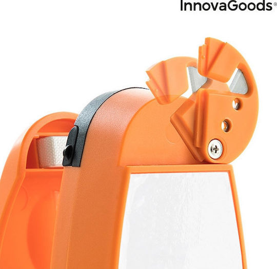 InnovaGoods C03g0070401 Vacuum Sealer with Magnet and Cutter for Food Bags 10.5x4.5x4.5cm Orange