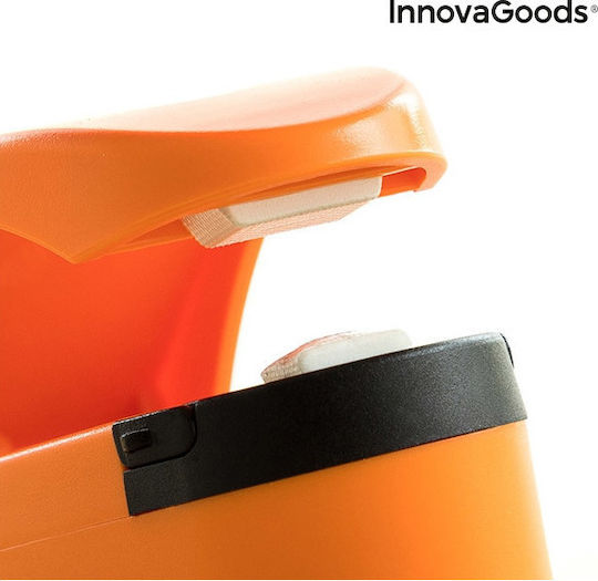 InnovaGoods C03g0070401 Vacuum Sealer with Magnet and Cutter for Food Bags 10.5x4.5x4.5cm Orange
