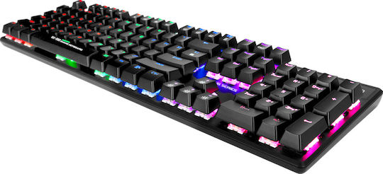 Xtrike Me GK-980 Gaming Μηχανικό Πληκτρολόγιο με Custom Blue διακόπτες και RGB φωτισμό (Αγγλικό US)