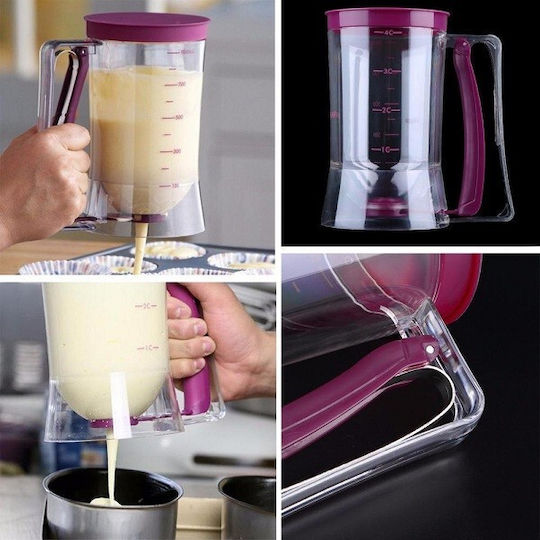 Keskor Pancake Batter Dispenser made of Plastic 19x19cm Keskor Pancake Batter Dispenser made of Plastic 19x19cm