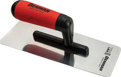 Benman Smoothing Trowler Inox 200x200mm with Plastic Handle Stucco Veneziano 75196