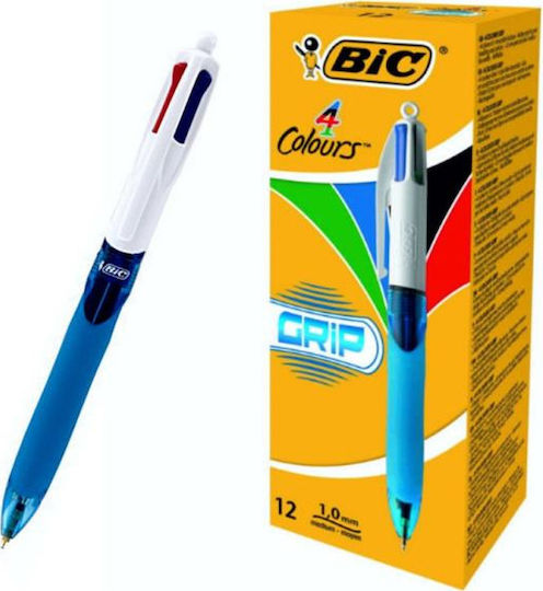 BIC 4 Colours Grip Pix Ballpoint nullmm cu cerneală Multicolor