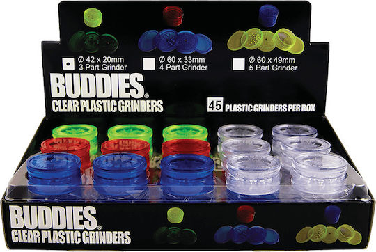 Buddies Grinder Buddies Plastic Λαχανί 42mm 1τμχ