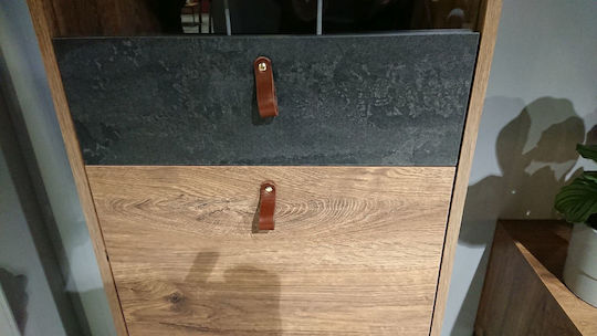 Μπουφές Dark mit Schubladen Walnut 153x40x89cm