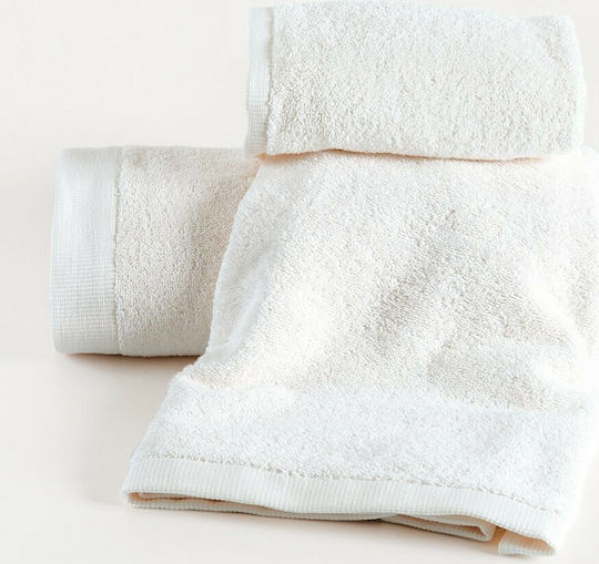 Kentia Πετσέτα Προσώπου Brand 50x100εκ. Snow Βάρους 600gr/m²