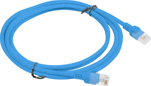 Lanberg U/UTP Cat.5e Ethernet Network Cable 2m Blue 1pcs