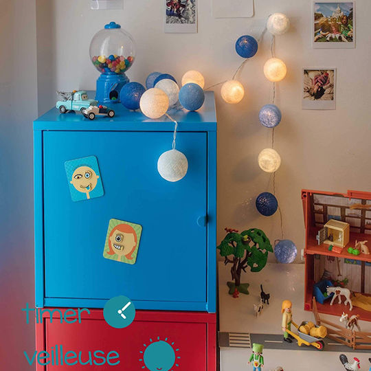 La Case de Cousin Paul Led Garland Plastic Kids Wall Light Lucien
