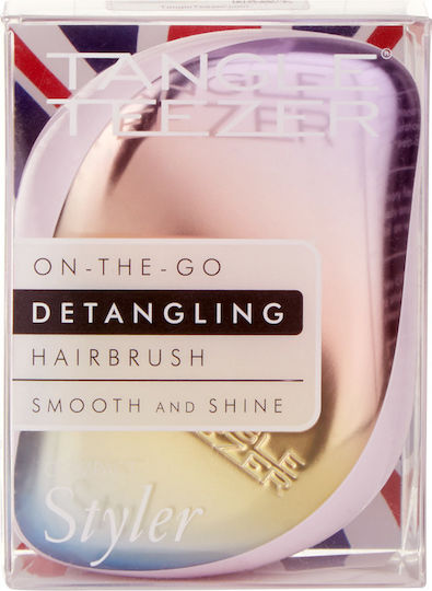 Tangle Teezer Compact Styler Βούρτσα Μαλλιών Pearlescent Matte Ombre Chrome