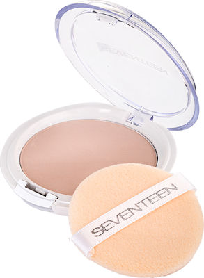 Seventeen Natural Silky Transparent Compact Powder 5 Honey SPF15 10gr