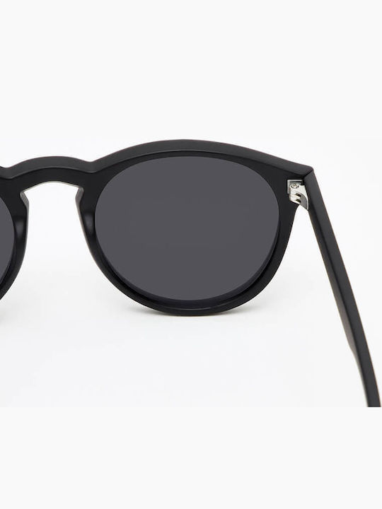 Hawkers Bel Air Unisex Γυαλιά Ηλίου με Μαύρο Κοκκάλινο Σκελετό και Μαύρο Φακό HKRS1055
