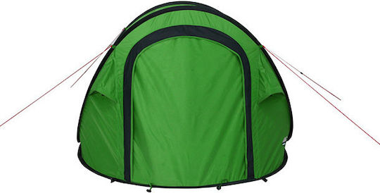 High Peak Vision 3 Camping Tent Pop Up Green 3 Seasons for 3 People 235x180x100cm
