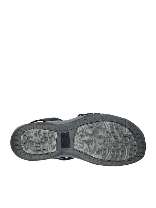 Reggae Slim Simply Stretch Sandale Casual Damă Din Piele Albastru Marin