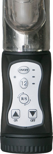 Easytoys Rabbit Vibrator Δονητής Rabbit 21.5cm Black