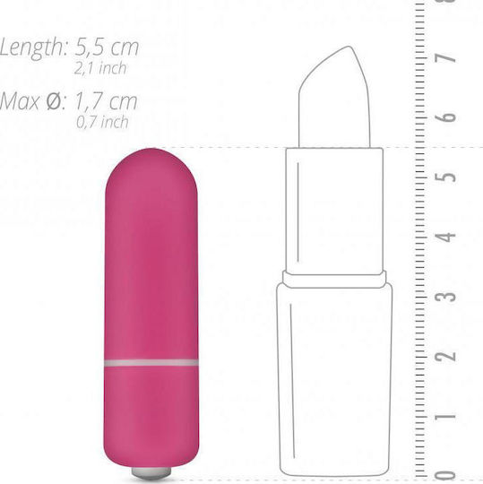 Easytoys Mini Bullet Mini Δονητής Bullet 5.5cm Pink