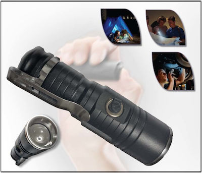 Alpin Rechargeable Flashlight LED Waterproof with Maximum Brightness 320lm C52