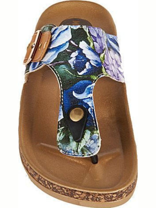 Women's Flat Sandals Blue
