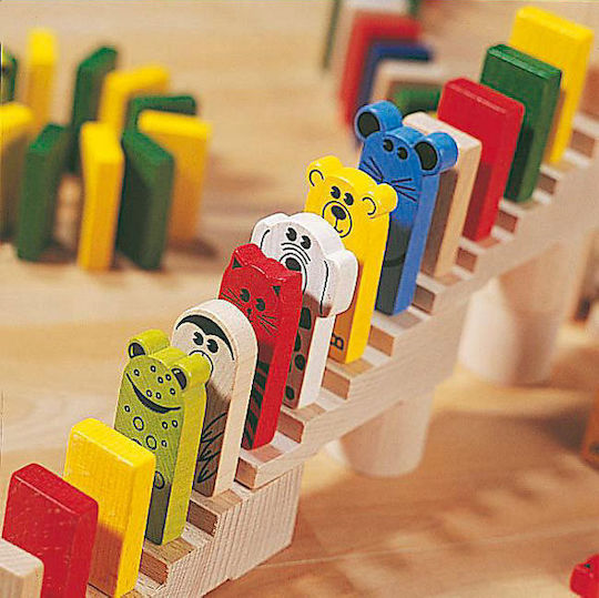 Board Game Ντόμινο for 1+ Players 3+ Years Old (EN) Haba