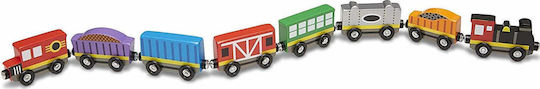 Melissa & Doug Train Sets made of Wood for 3++ Years