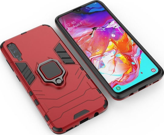 Hurtel Задна корица Пластмаса Червен (Galaxy A70)