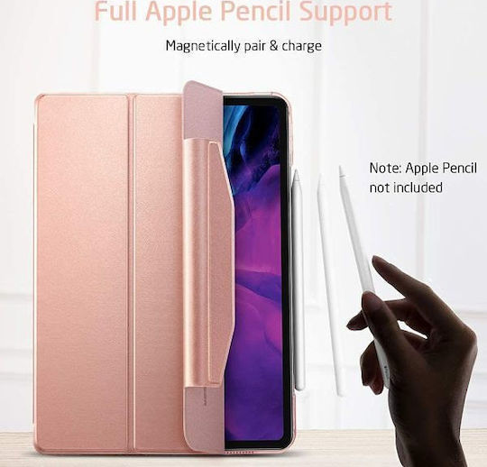 ESR Yippee Flip Cover Ροζ Χρυσή (iPad Pro 2020 12.9")