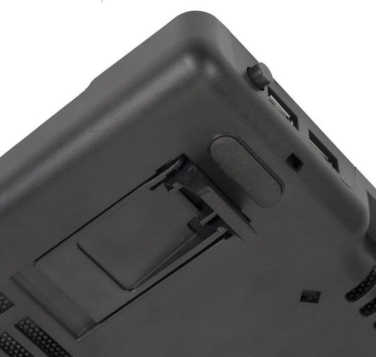 Rivacase Cooling Pad για Laptop έως 17.3" με 1 Ανεμιστήρα και Φωτισμό (5556)