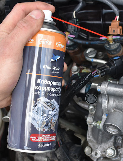Cartech Carb & Choke Cleaner Pro Καθαριστικό Σπρέι 450ml