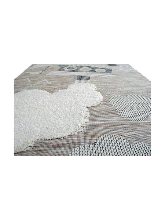 Alexander Carpets Navajo Boat Kinder Teppich Beige 160x230cm Dicke 40mm