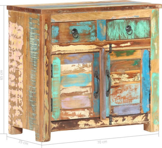 Μπουφές mit Schubladen Recycled Wood 70x35x65cm