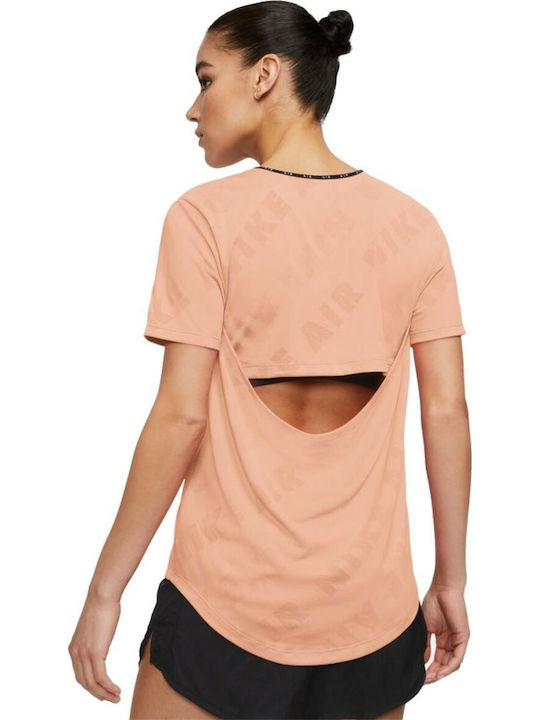 Nike Air Damen Sportlich T-shirt Dri-Fit Rosa