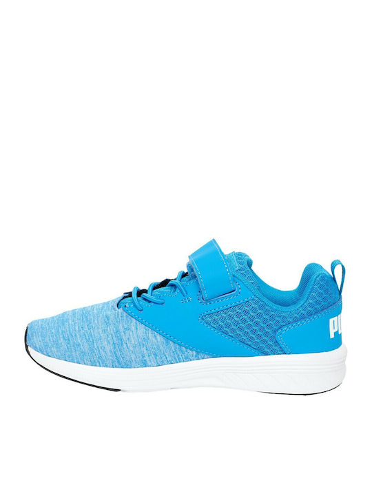 NRGY Comet V PS Kids Sports Shoes Running with Hoop & Loop Closure Blue