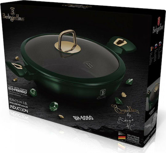 Berlinger Haus Emerald Collection Ρηχή Κατσαρόλα από Αλουμίνιο 3.8lt / 28cm