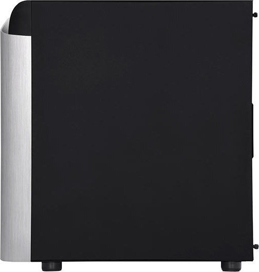 Silverstone Seta A1 Gaming Midi Tower Computer Case with Side Window and RGB Lighting Black/Silver