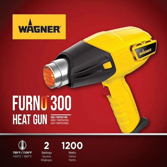 Wagner Furno 300 Heißluftpistole mit Temperaturregelung bis zu 593°C